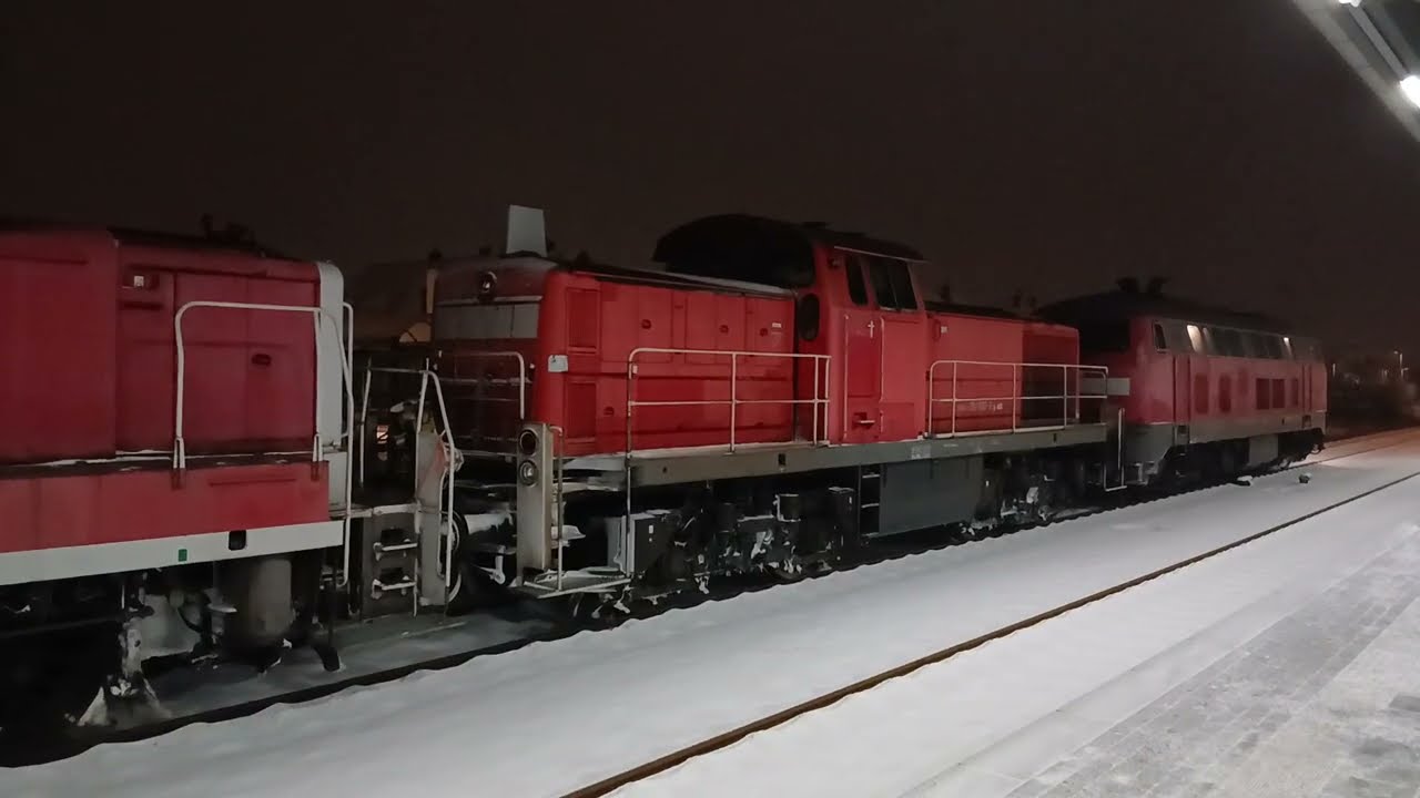 AIX Rail 218 208 mit 2 V 60 + 2 V 90 auf Überführungsfahrt. 29.01.2026