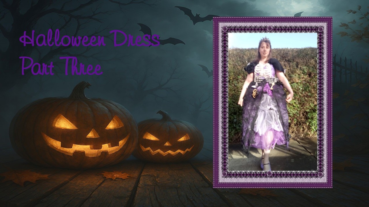Making a Halloween Ballgown part three