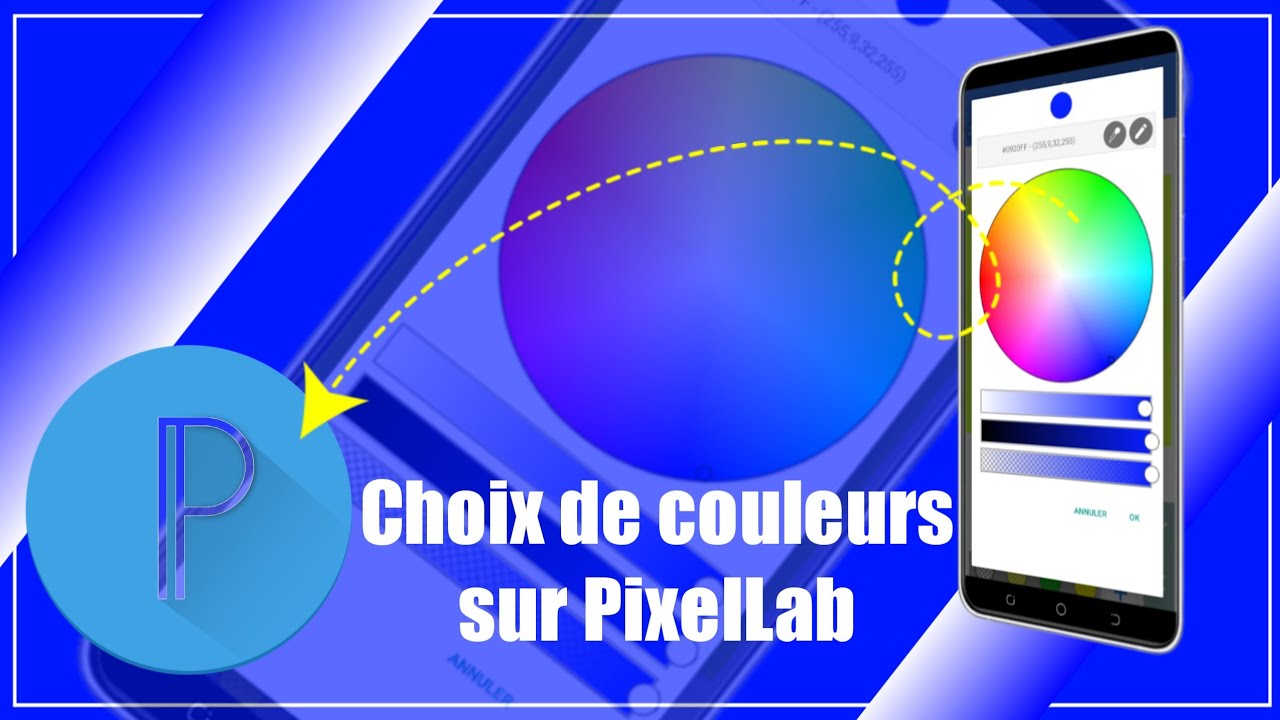Choix de couleurs sur PixelLab