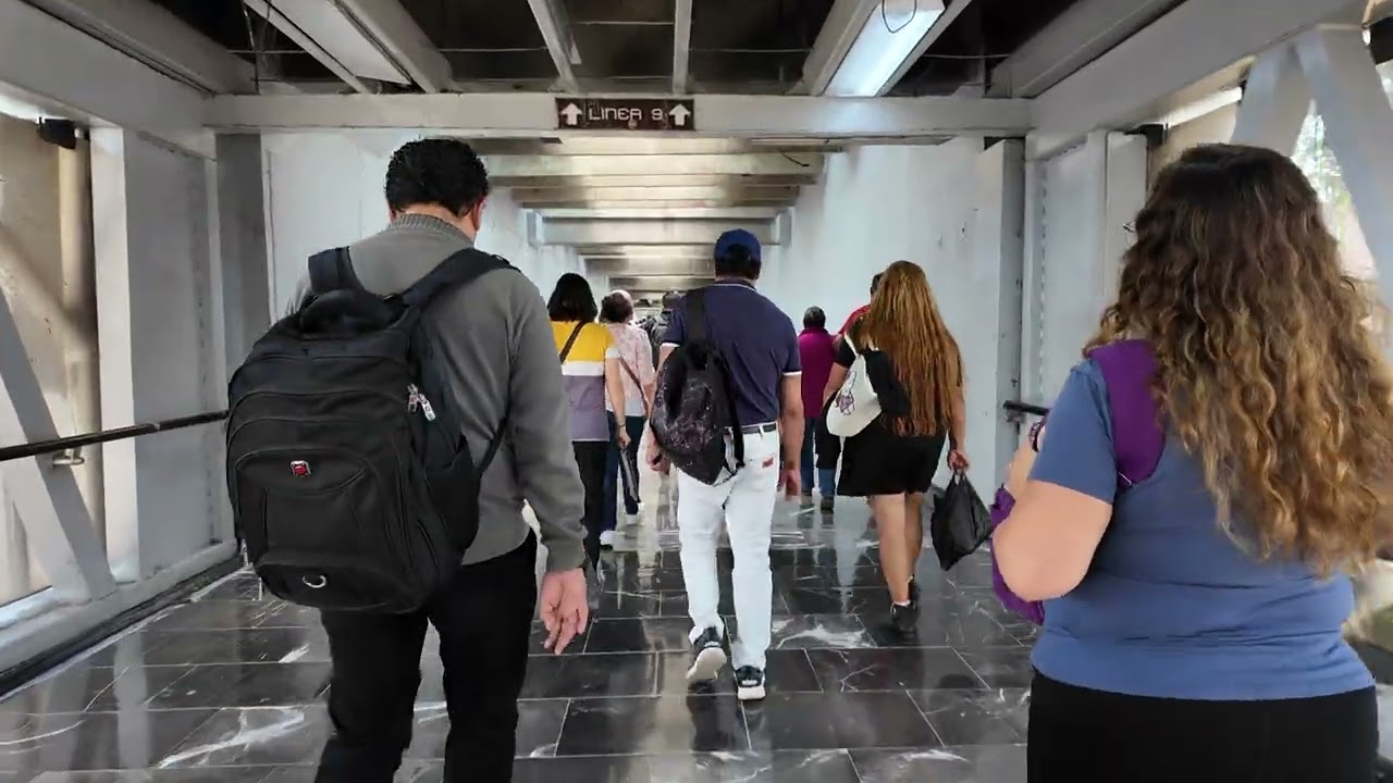 Estación Chabacano, transbordo de Línea 2 a Línea 9 - STC Metro CDMX