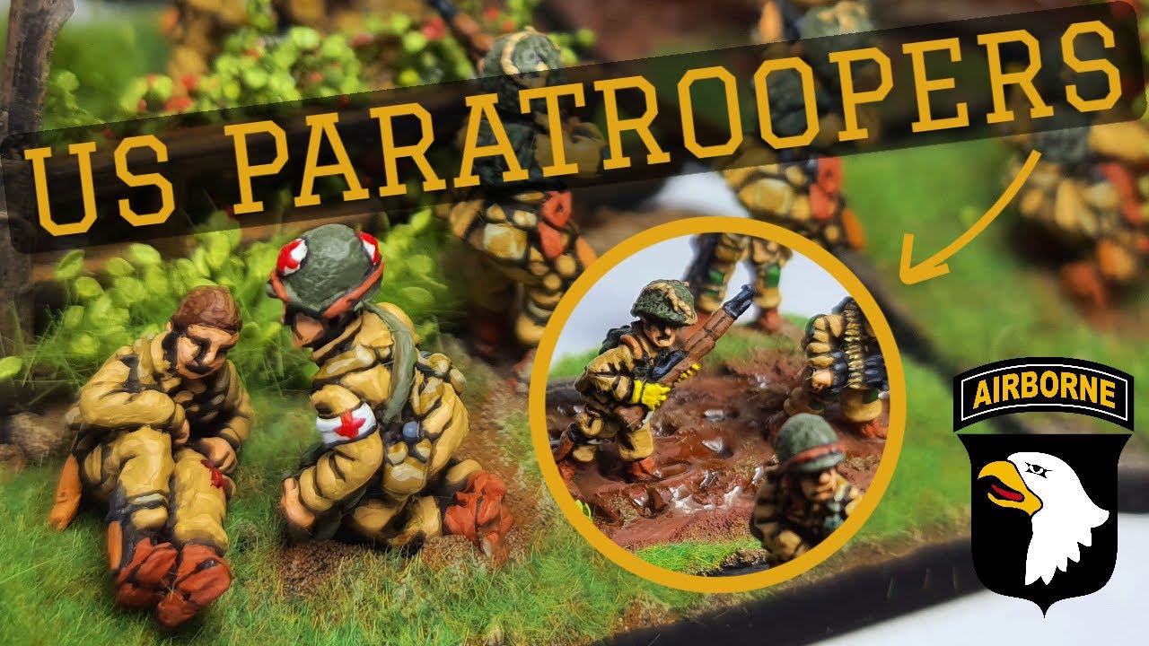 How to Paint a US Paratrooper: Step-by-Step Tutorial (Flames of War)