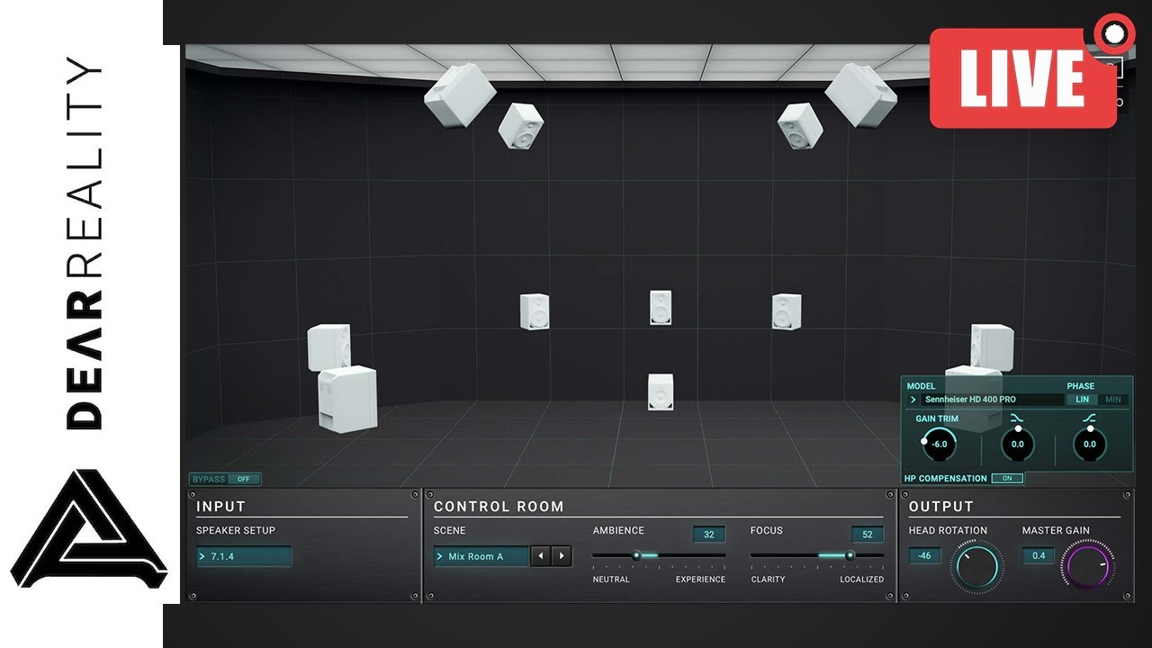 🔴LIVE | Binaural, Ambisonics & Spatial Audio with Dear Reality!!