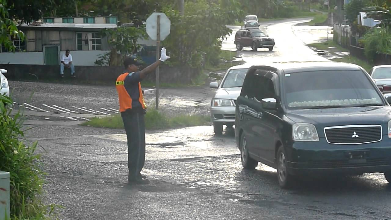 Traffic Cop on Pohnpei.MTS