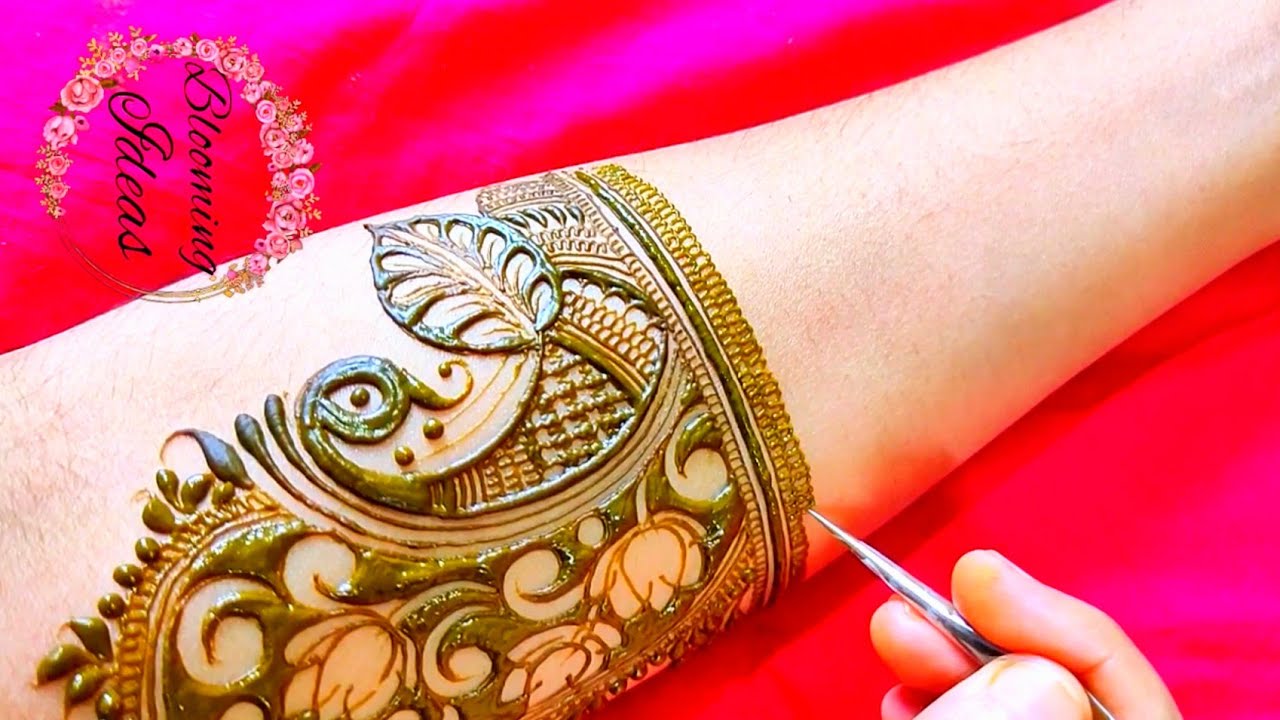Full hand mehndi design || Beautiful peacock mehndi design || Bridal mehndi design