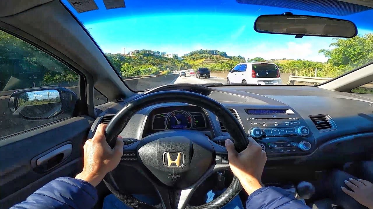 PEGAMOS ESTRADA DE CIVIC PARADA PRO CAFÉ, 200KM/H FACIL NO CIVIC
