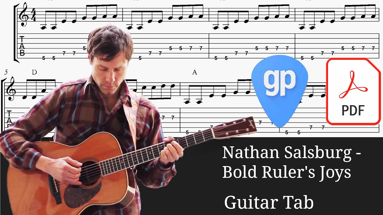 Nathan Salsburg - Bold Ruler's Joys Guitar Tabs [TABS]