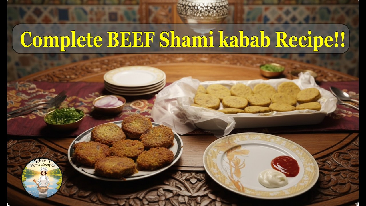 Soft & Thready Beef Shami Kabab Recipe | How to Make Tasty Shami Kabab at Home #BestTeaTimeSnacks