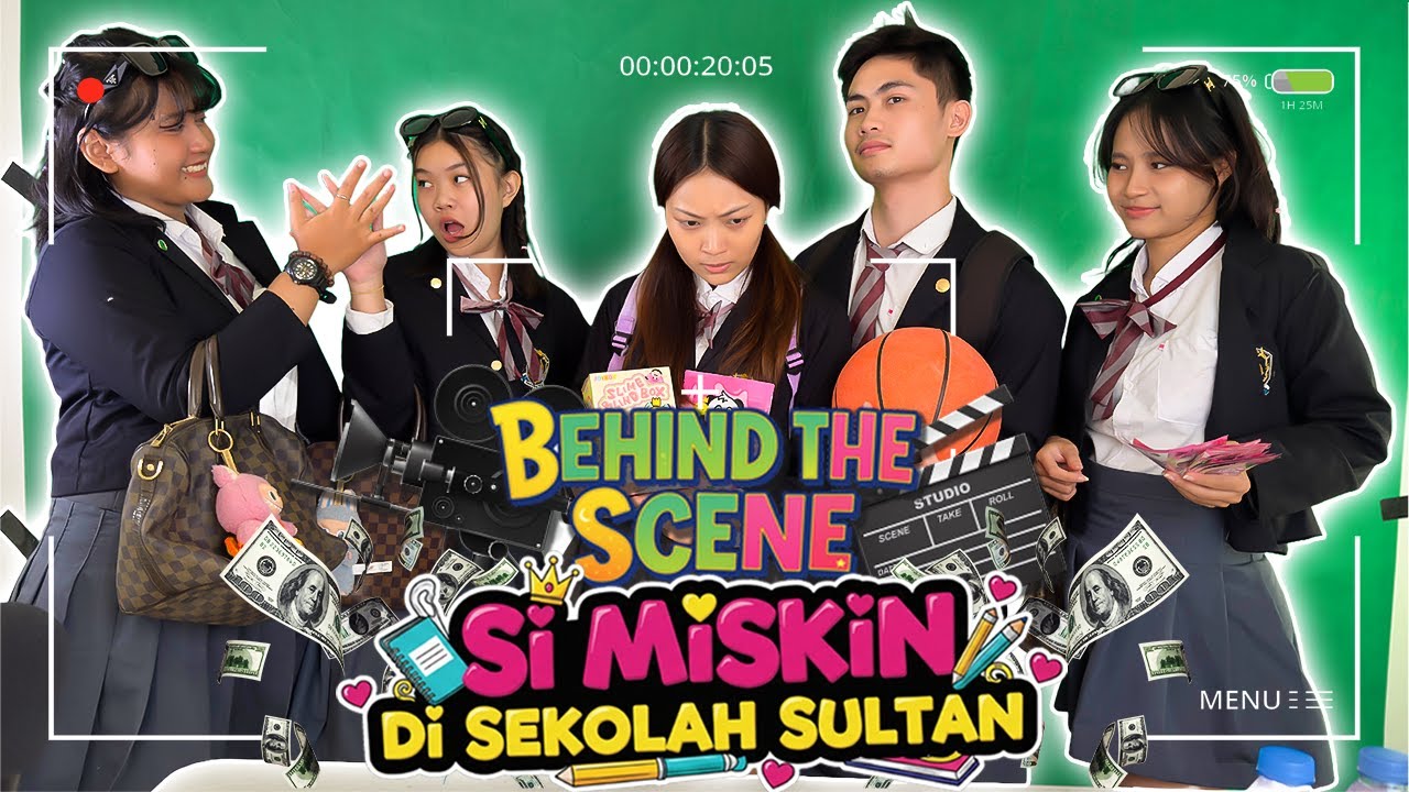 VLOG SHOOTING SHORT MOVIE SI MISKIN DISEKOLAH SULTAN 🥳 BEHIND THE SCENE