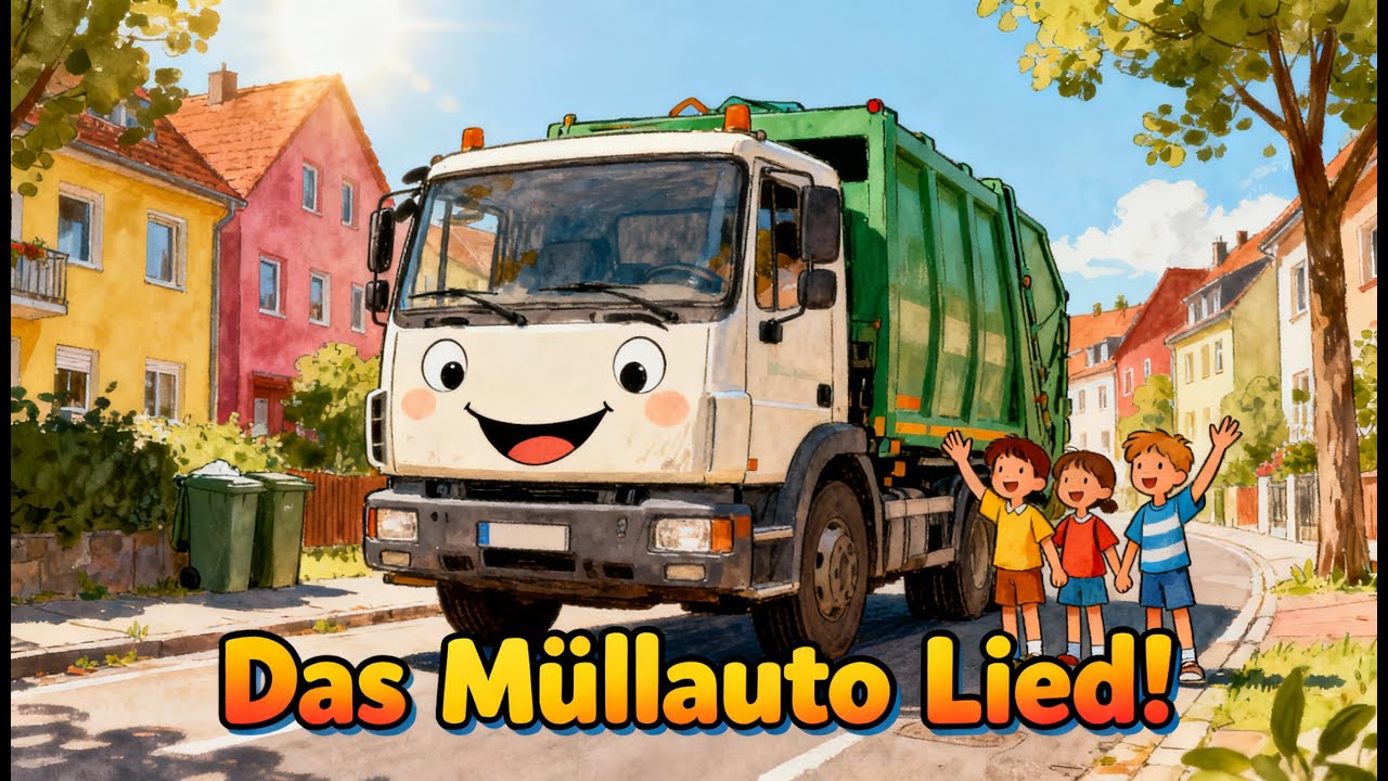Das M&uuml;llauto-Lied 🚛 | Lustiges Kinderlied &uuml;ber Recycling & Sauberkeit | Mutonia Kinderlieder