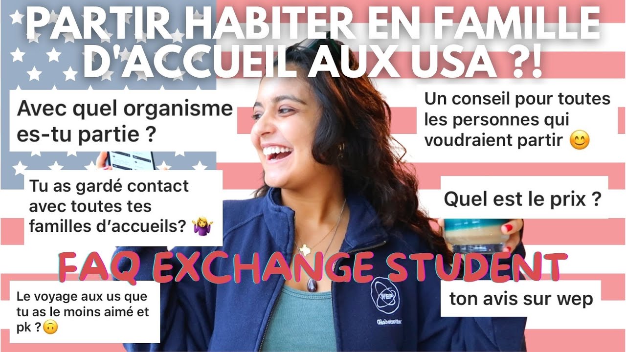 FAQ: étudiante échange aux USA 🇺🇸 Tout savoir sur COMMENT partir avec WEP en famille d'accueil !