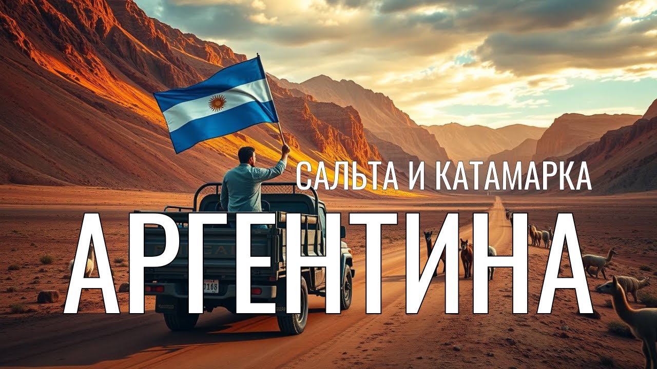 Аргентина, которую вы не знали. Север страны - Сальта и Катамарка. Пустыни, горы, озера, животные.
