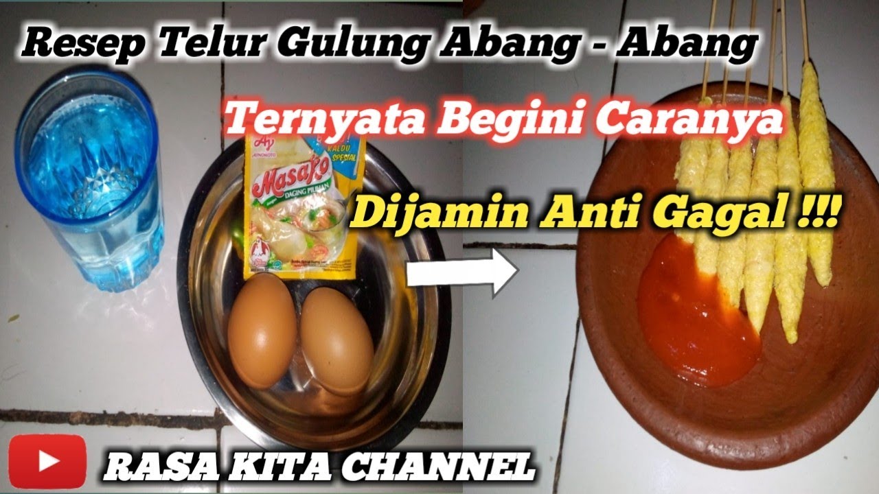 Ide Usaha, Resep Telur Gulung Anti Gagal !!!// Ternyata Begini Caranya