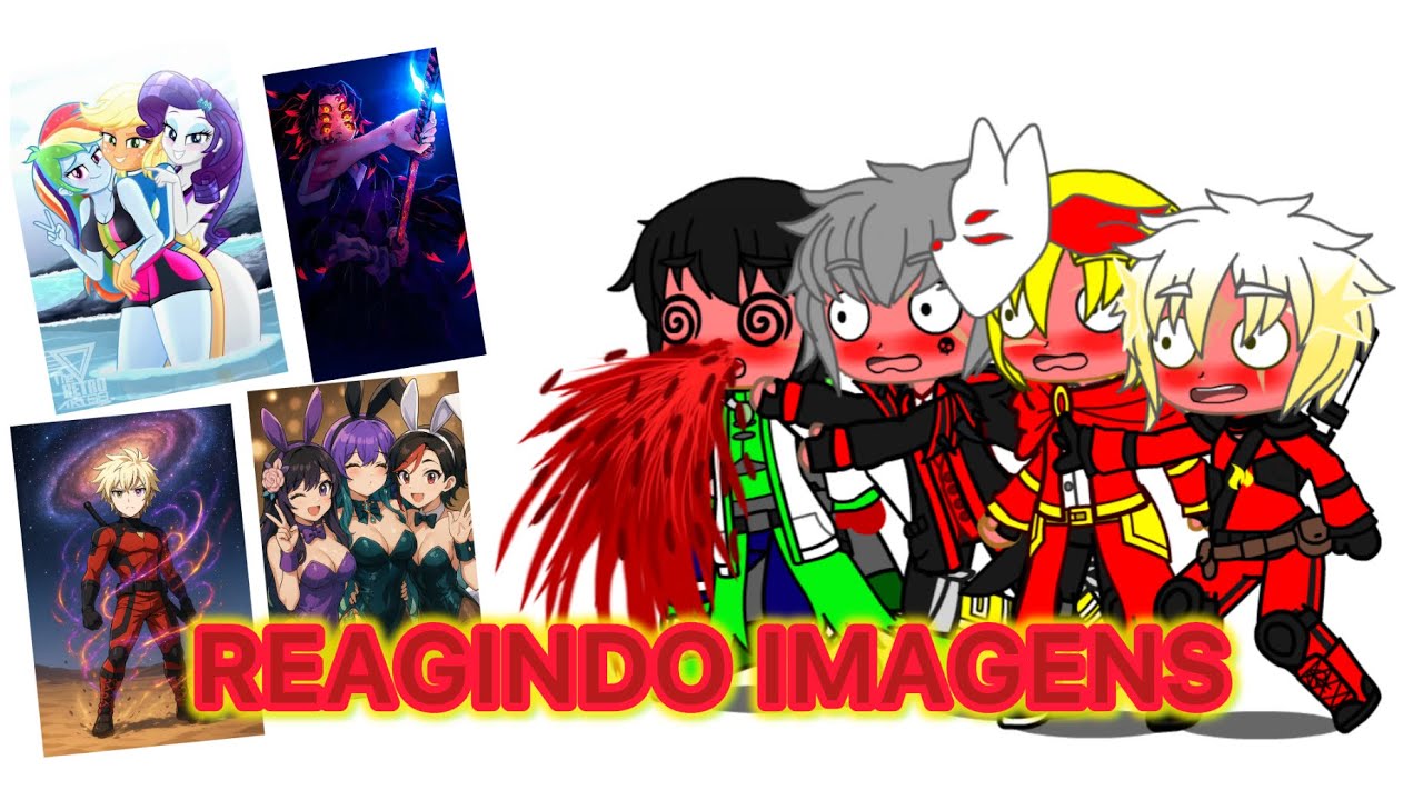 PROTAGONISTA REAGINDO AS IMAGENS FANARTS PT 2