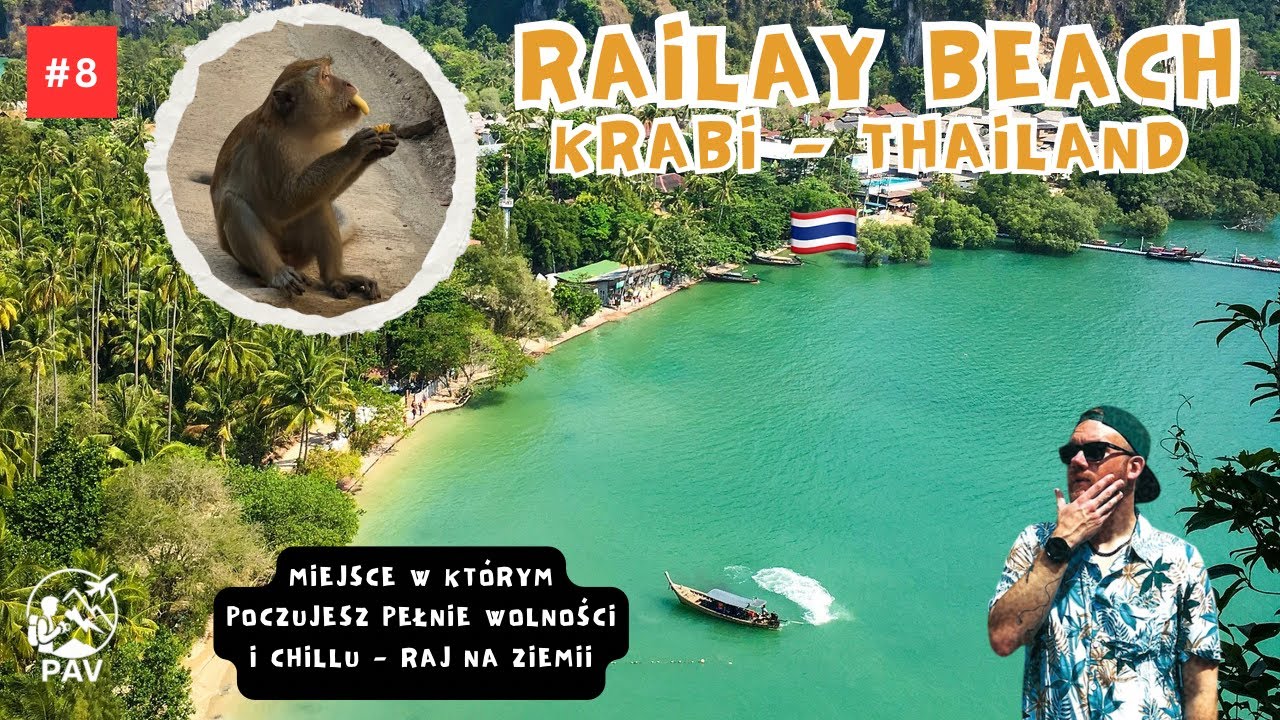 Tajlandzki RAJ bez dróg! 🌴 Podróż na Railay Beach + lokalna kuchnia