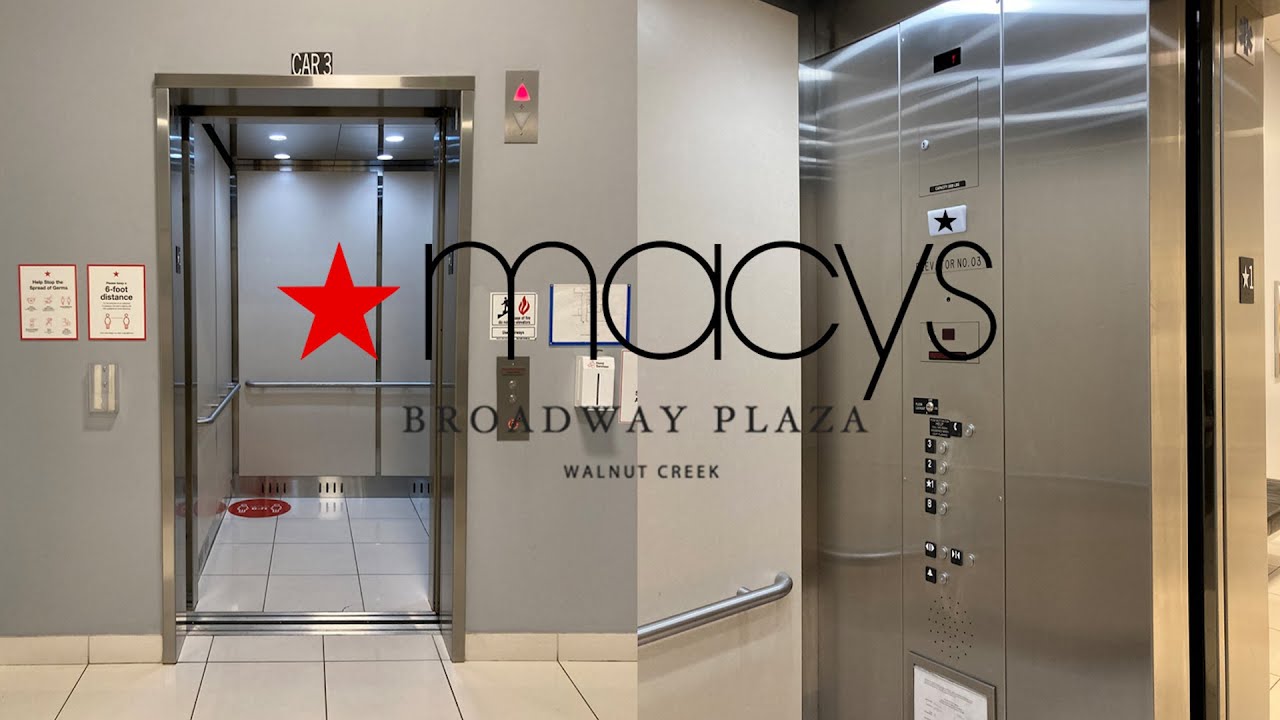 Серьезное ухудшение! Гидравлический лифт Schindler HT — Macy's, Broadway Plaza — Уолнат-Крик, Кал...