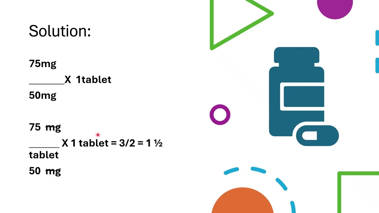 HOW TO EFFECTIVELY DO MEDICATION CALCULATIONS PART 2 (BASICS)UK&USA STUDENT#nursing #hacks #usnurse
