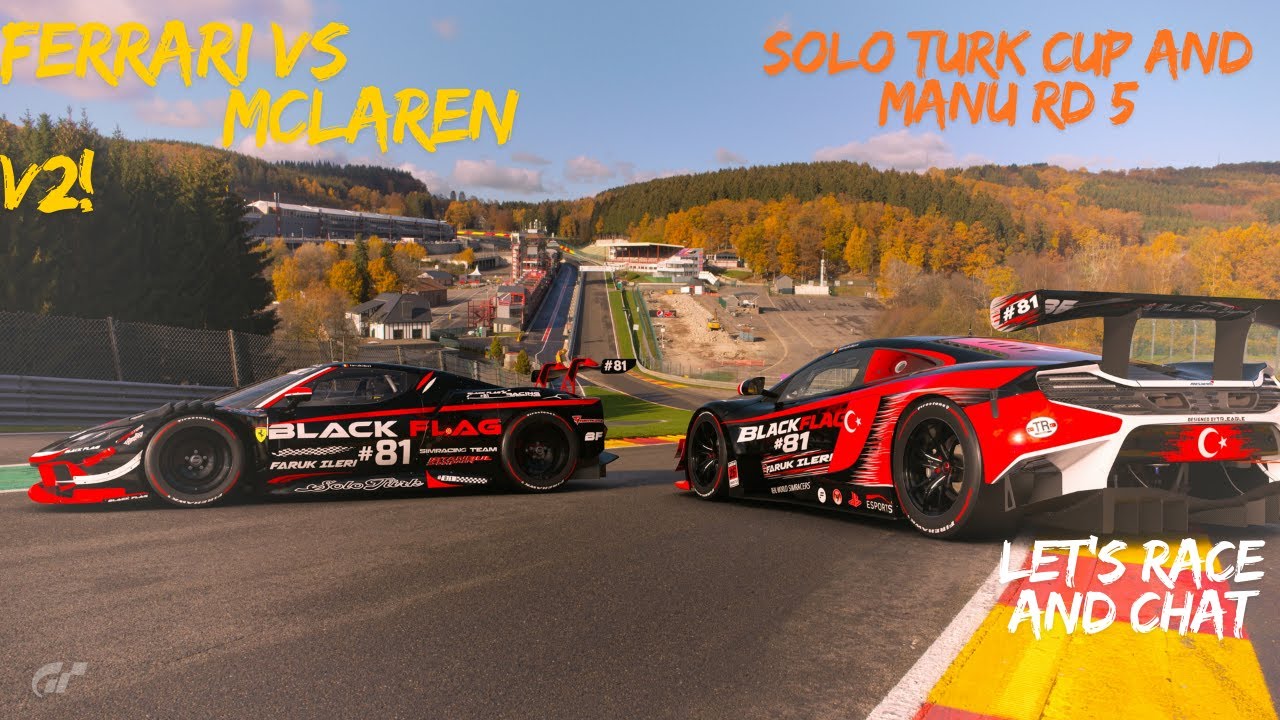 Live - Ferrari vs McLaren v2 - Let's race and chat!