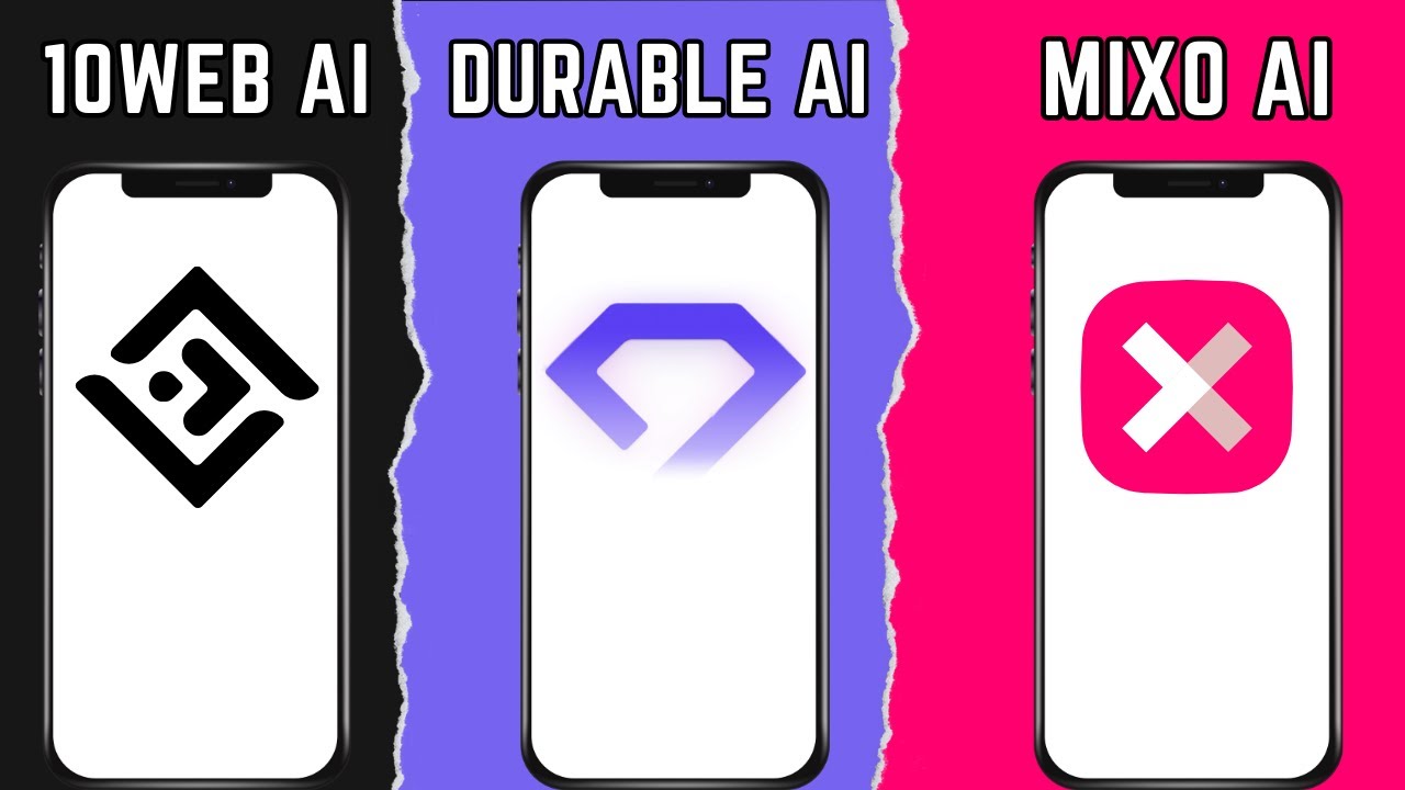 10Web AI vs Durable AI vs Mixo AI | The Best AI Website Builder Comparison (2025)