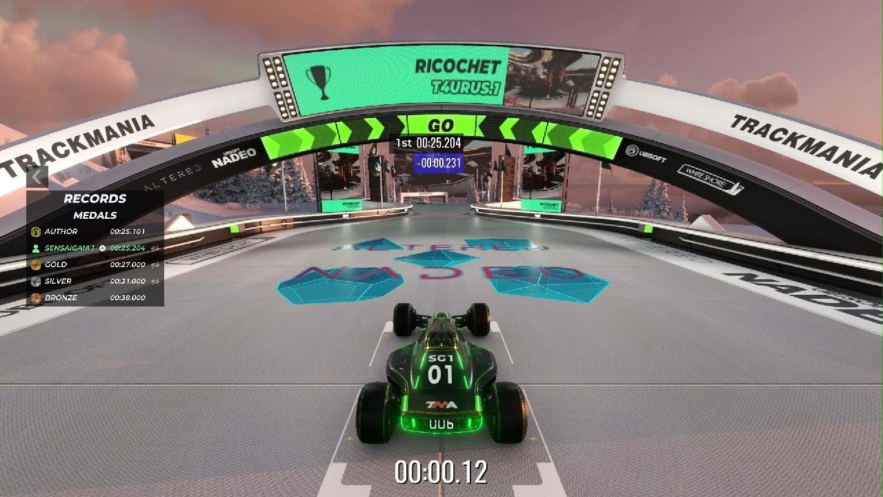 Trackmania (Altered Nadeo) Winter 2026 - 01 - Checkpointless Author Medal