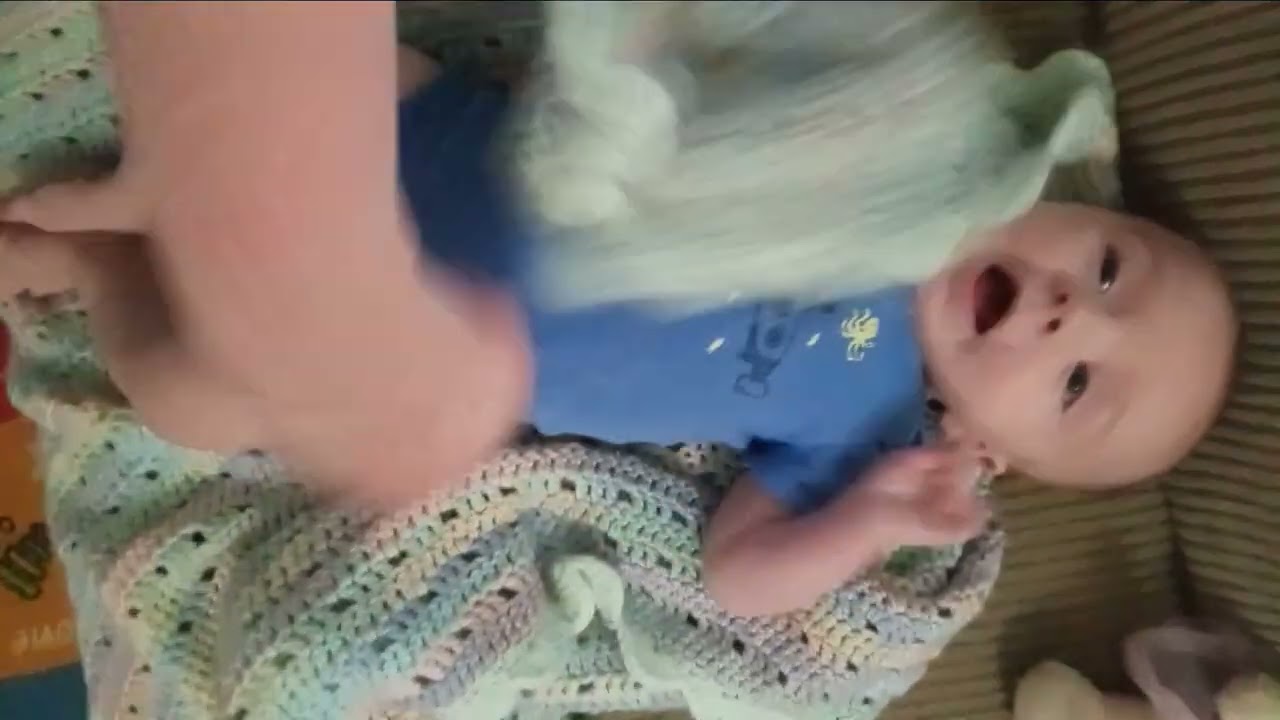 5 month old Cairo yelling at momma