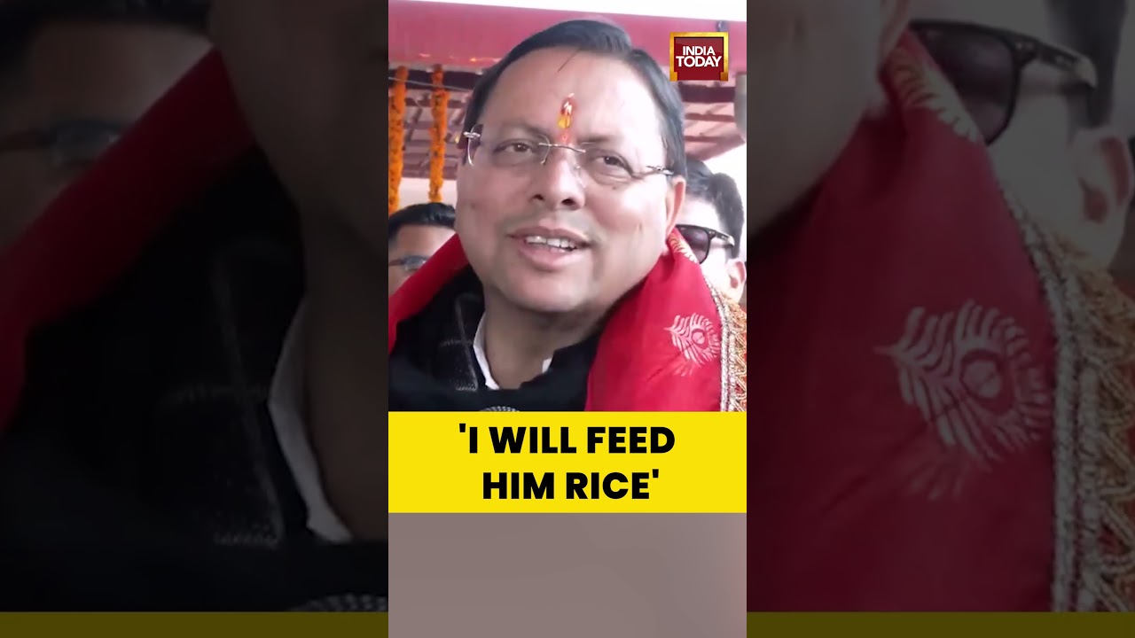 47  'I will feed him rice'Uttarakhand CM Dhami Meets Harish Rawat: 