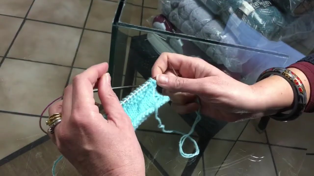 Chiusura Delle Maglie Con Ago