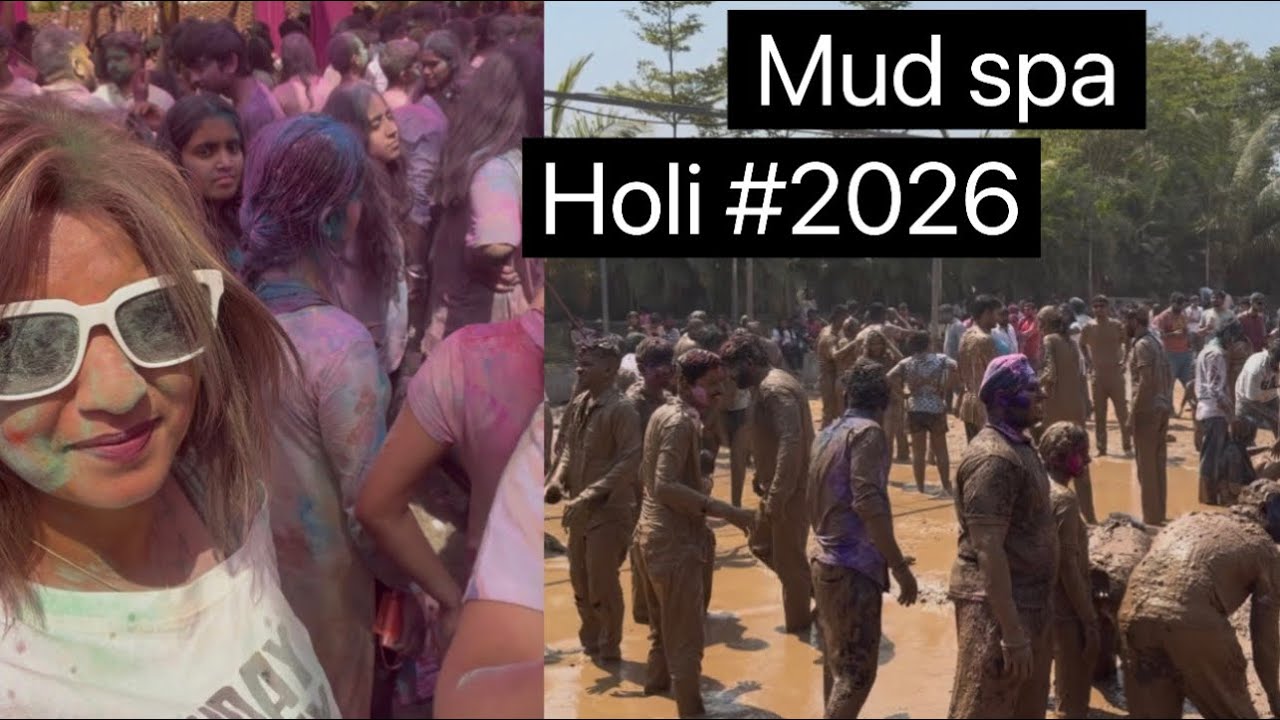 Holi Celebration 2026 With Family In Palm Farm