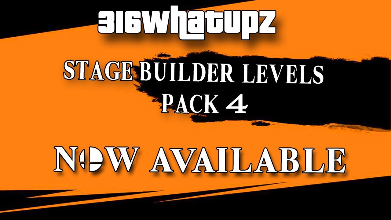 316Whatupz Stage Builder Levels Pack 4  - Super Smash Bros Ultimate (NSW)
