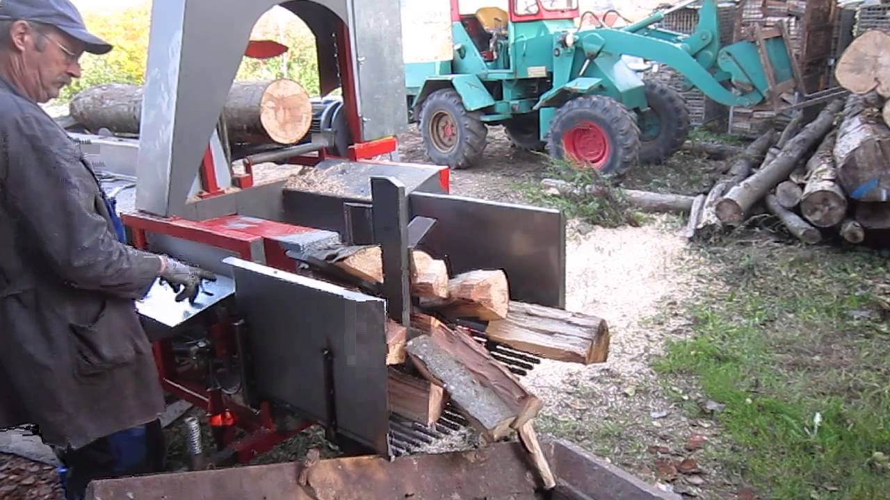 Sägespaltautomat Eigenbau, Erster Praxis Test