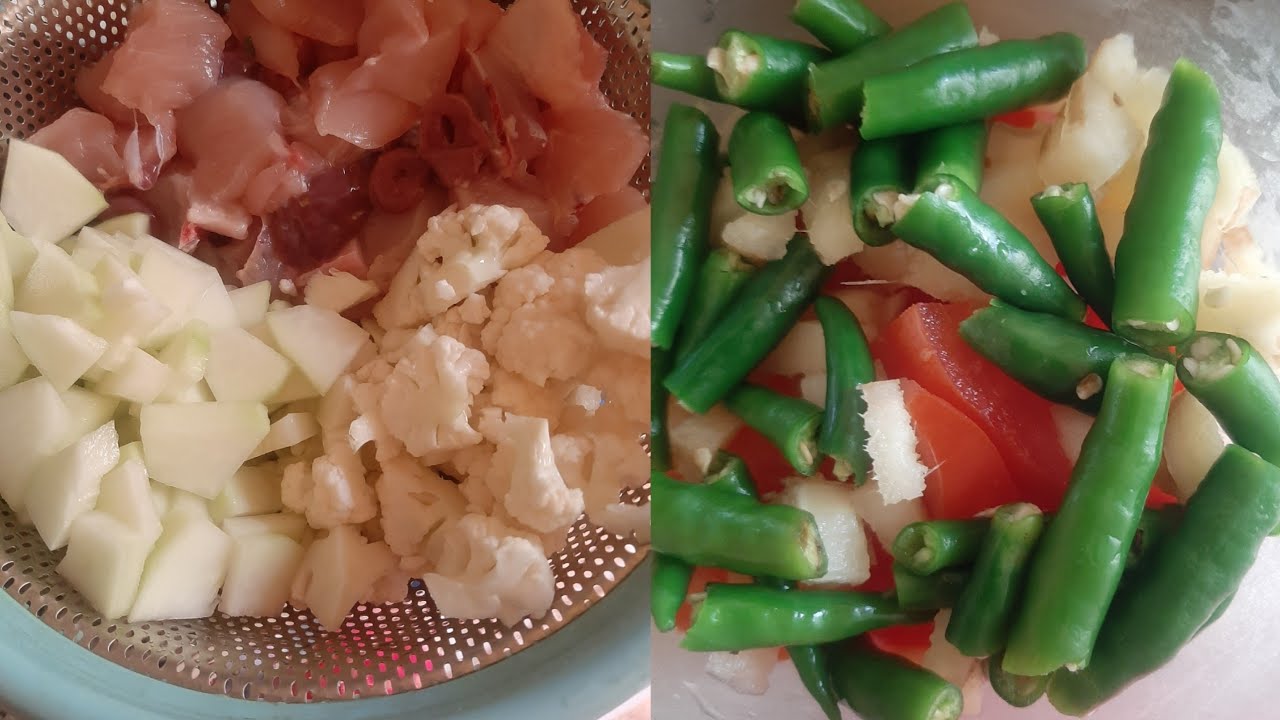 chicken🍗🥦 vegetable polawo
