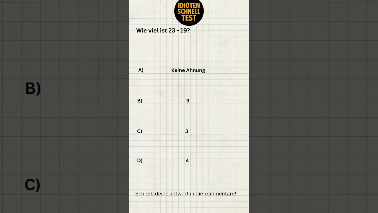 Idioten-Schnell-Test 