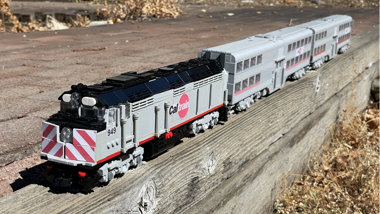 #lego #caltrain EMD F40PH 1:48 Scale Model