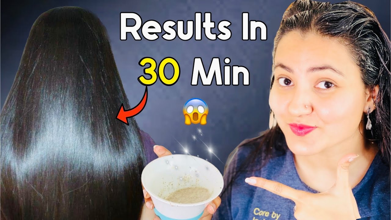 1 Wash Damaged Hair Transformation  To Get Straight Smooth Shiny & Frizz free Hair | DIY Keratin