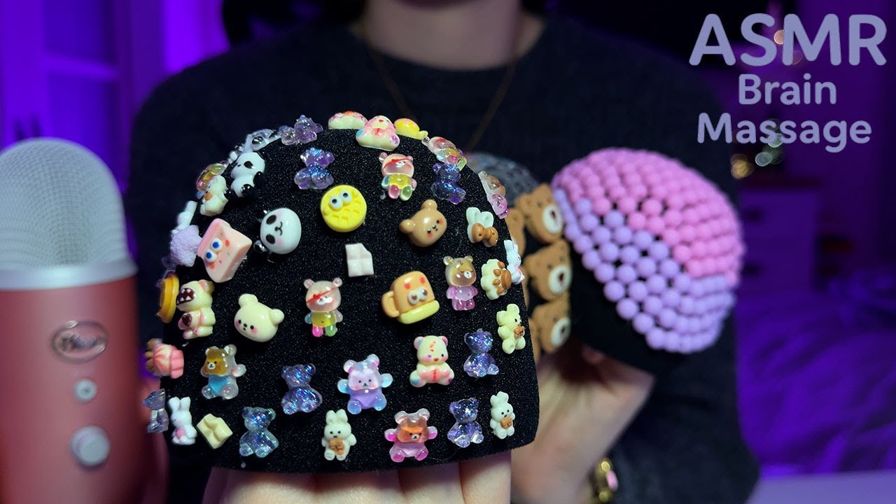 ASMR 😴 Brain Massage Triggers 🧸 Deep Tingly Sounds