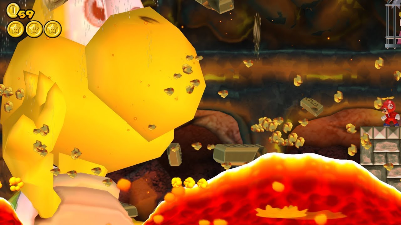 New Super Mario Bros. Wii - Evil Koopa Fight and Ending