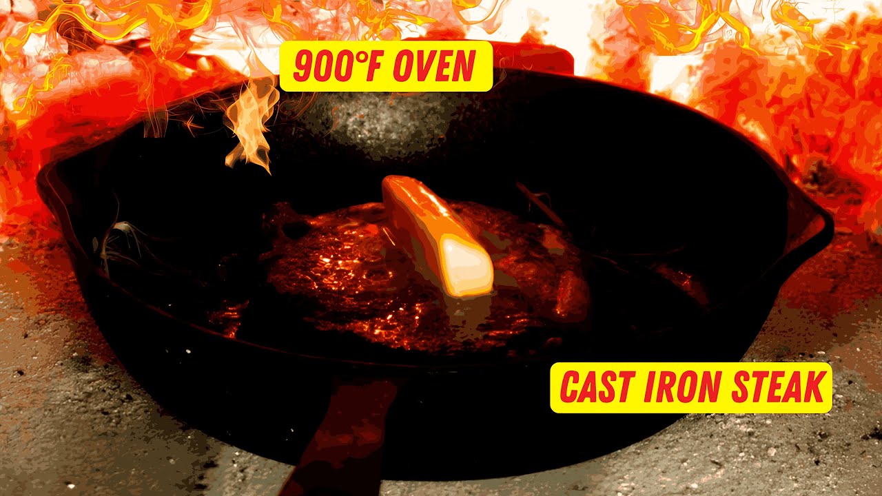 Ep 14-30 | Cooking With Cast Iron. Ribeye Steak Over Open Fire | Cooking With Fire|