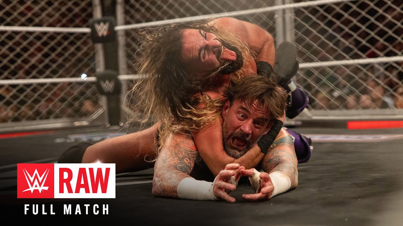 Полный матч: CM Punk против Сета Роллинза | Матч в стальной клетке: Raw, 10 марта 2025 года