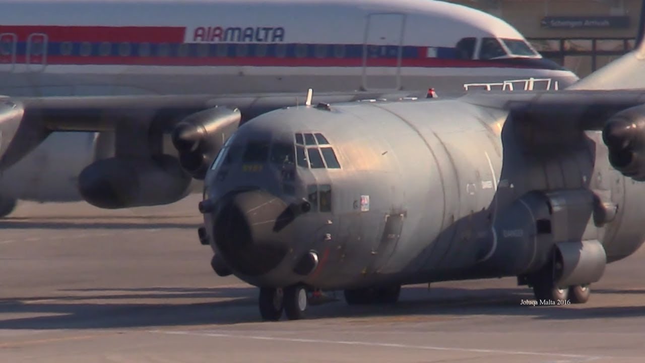 French Airforce | C 130 Hercules | Malta International Airport #planespotting #c130hercules