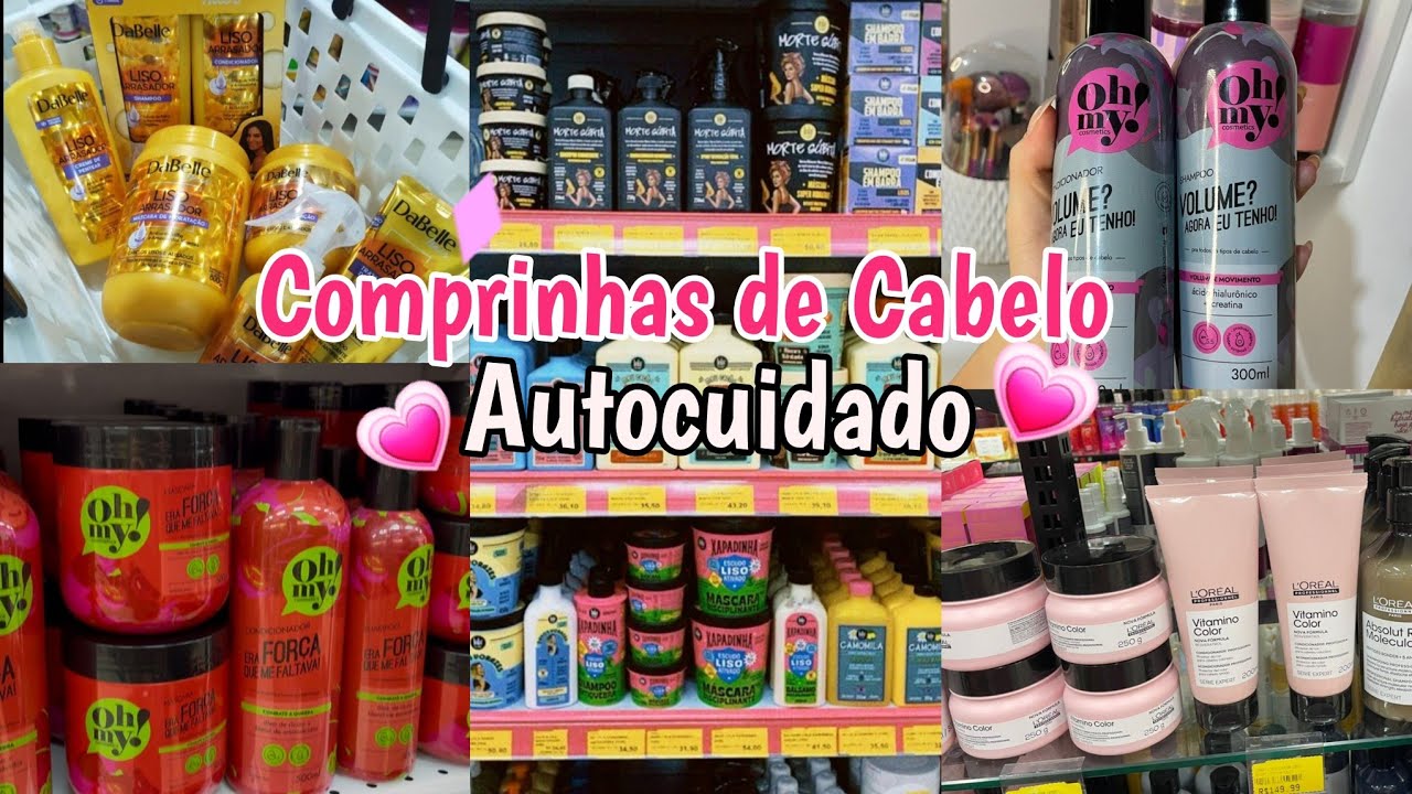 Vlog Comprinhas de Autocuidado para  Cabelo  