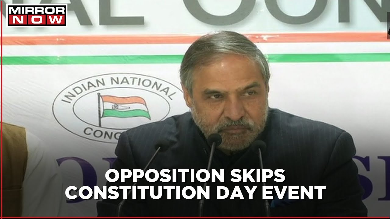 14 opposition parties boycott Constitution Day event; PM Modi slams opposition