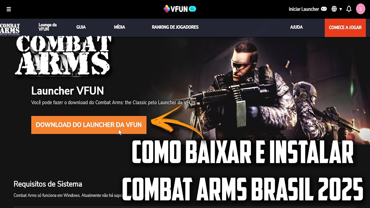 COMO BAIXAR E INSTALAR COMBAT ARMS BRASIL 2025