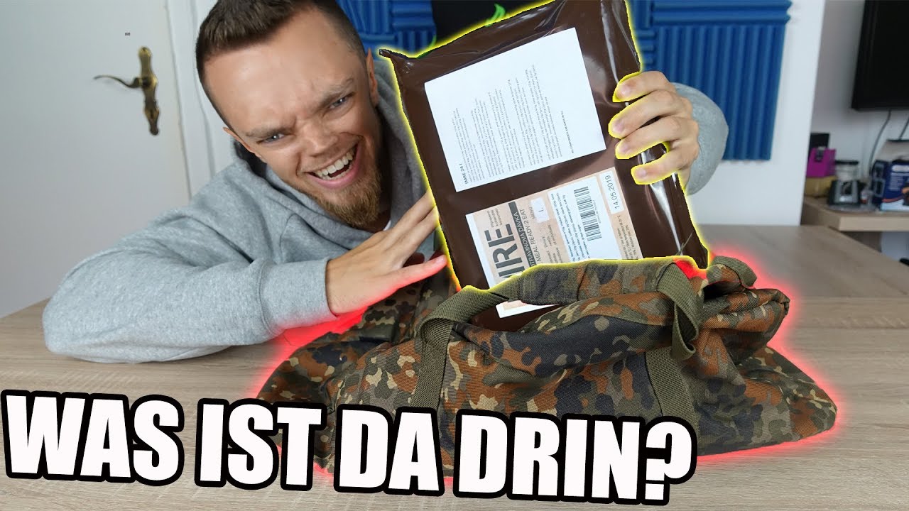 UNBEKANNTES MILITÄR ESSEN für 24h! - Wie schmeckt es? (MRE)