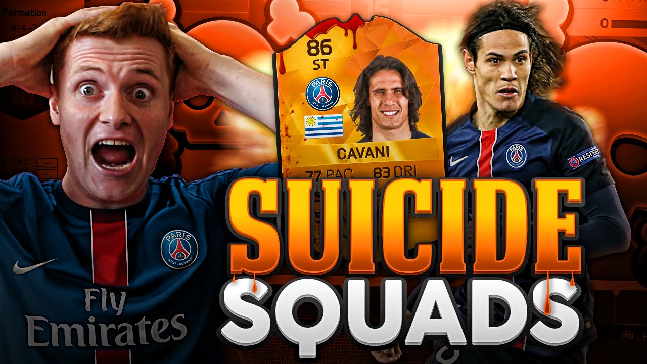 FIFA 16 - INSANE MOTM CAVANI SUICIDE SQUADS!!!