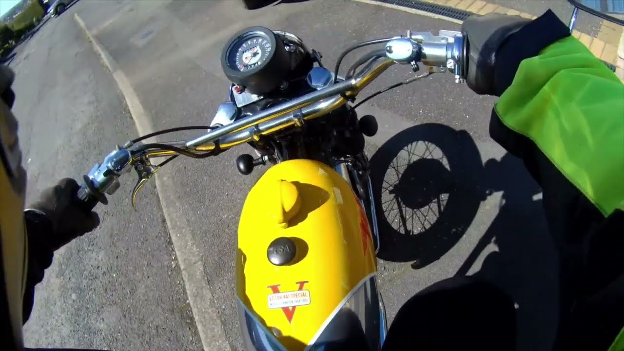 BSA B44 Test Ride