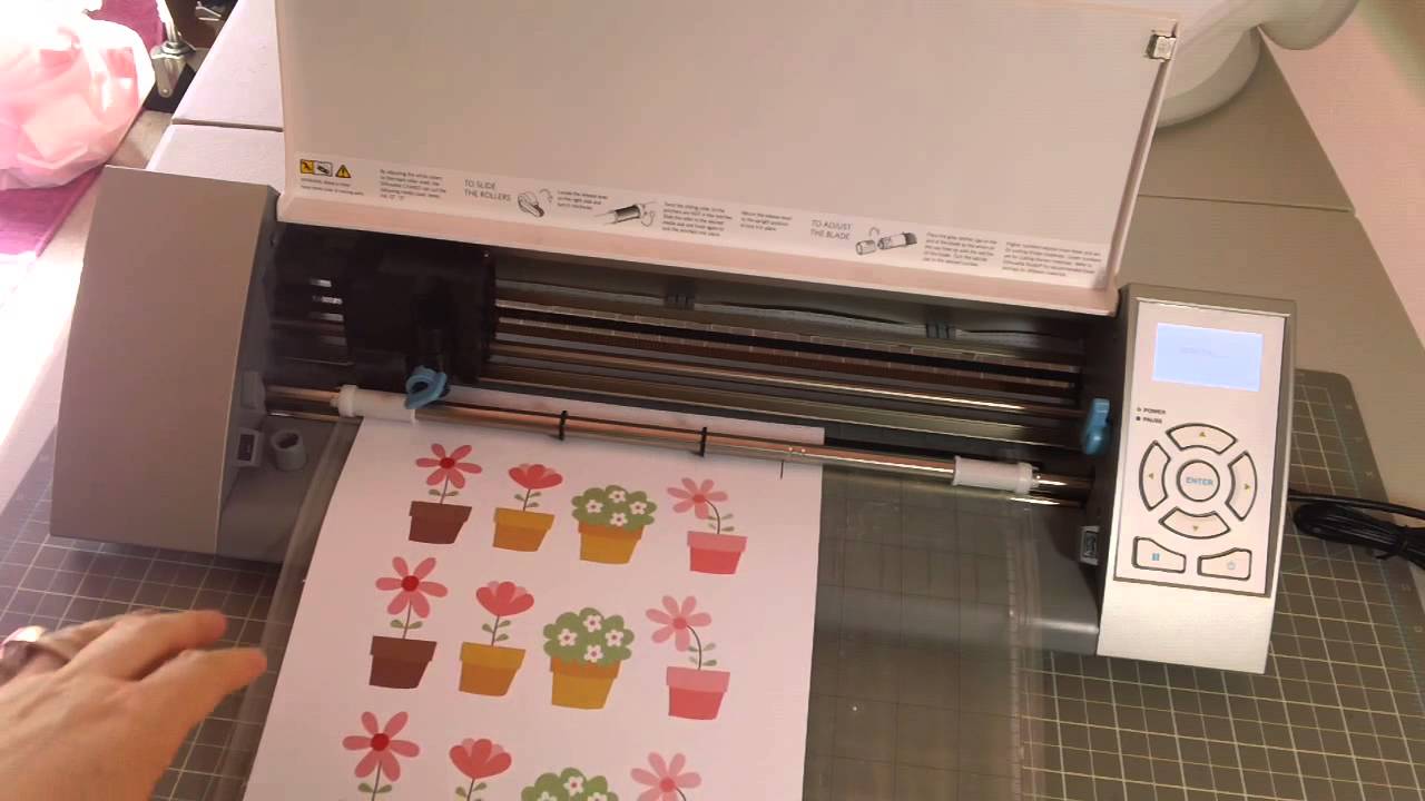 Silhouette Loading The Mat and Aligning the Paper