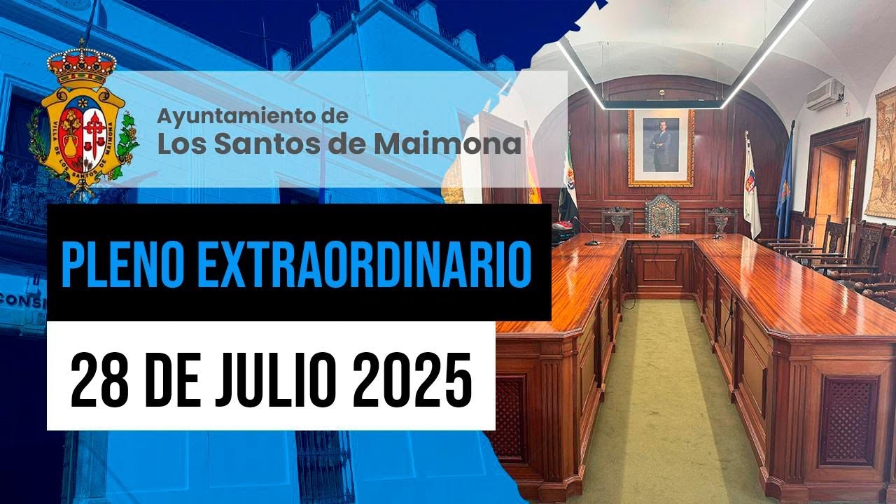PLENO EXTRAORDINARIO 28.07.25