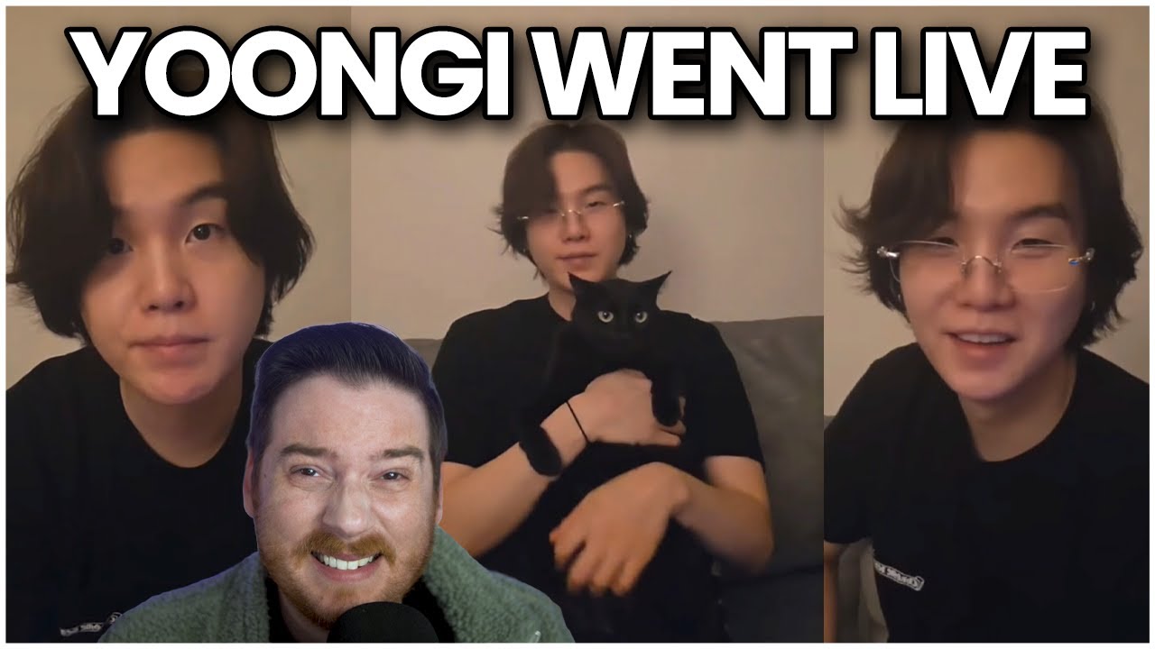 Юнги вышел в прямой эфир! 😭😭 Я не могу это выдержать!