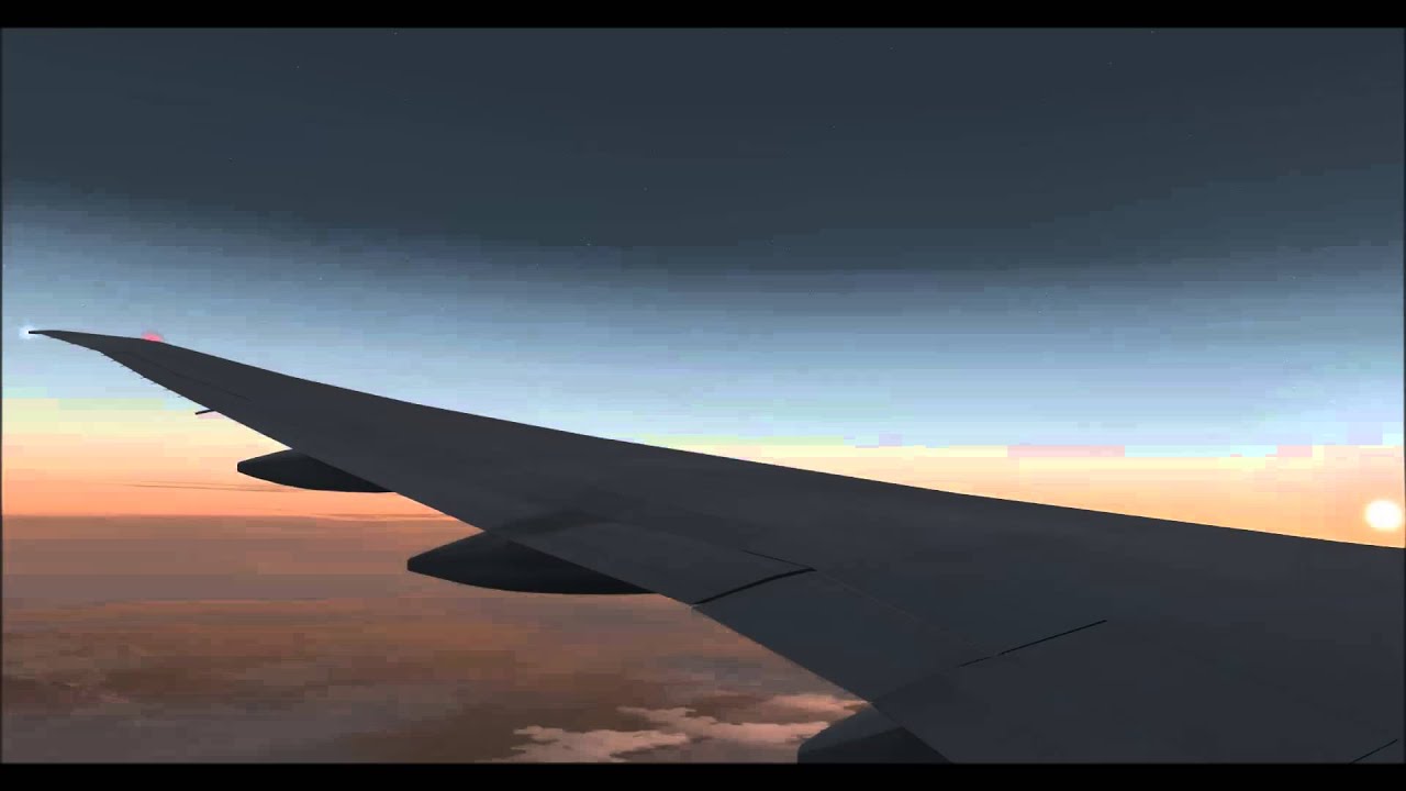 PMDG 777 Korean air 704 RJAA-RKSI during the flight and captain announcement