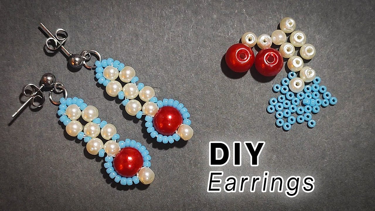 Step-by-Step Pearl Earrings Tutorial for Beginners ✅