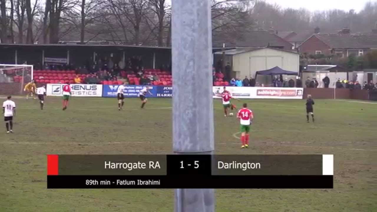 Harrogate RA 1-5 Darlington - Evo-Stik First Division North - 2014/15